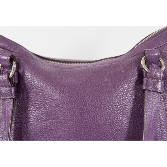 Coach 17599 Purple Leather Alexandra Satchel - Picture 7 of 7